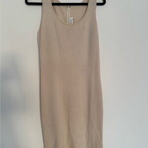 St. John Collection Cream Knit Dress